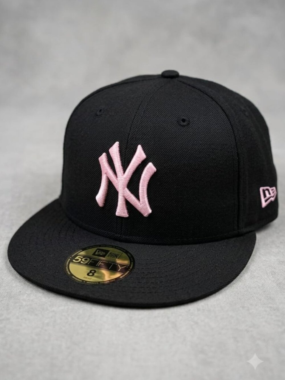 New York Yankees  Wool 59FIFTY Fitted  Black/Pink